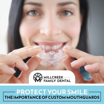 Protect your smile with custom mouthguards in Bountiful, UT! Millcreek Family Dental offers comfortable, effective mouthguards for sports, grinding & more.
