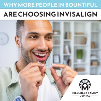 Discover why Invisalign is the clear choice in Bountiful, UT! Straighter teeth, discreet treatment, and a confident smile are within reach. Contact us today!